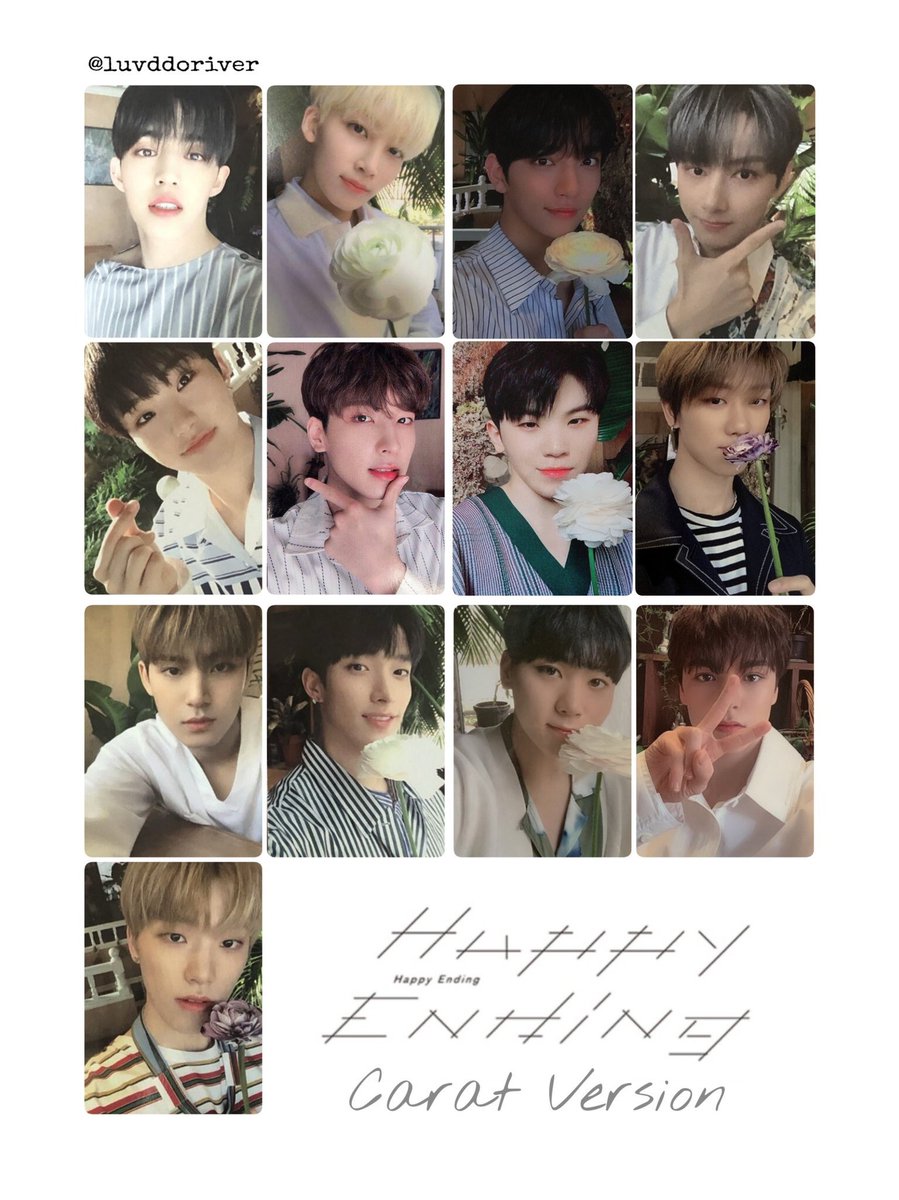 Seventeen - Happy Ending Photocard set [Japan] Cr. luvddoriver