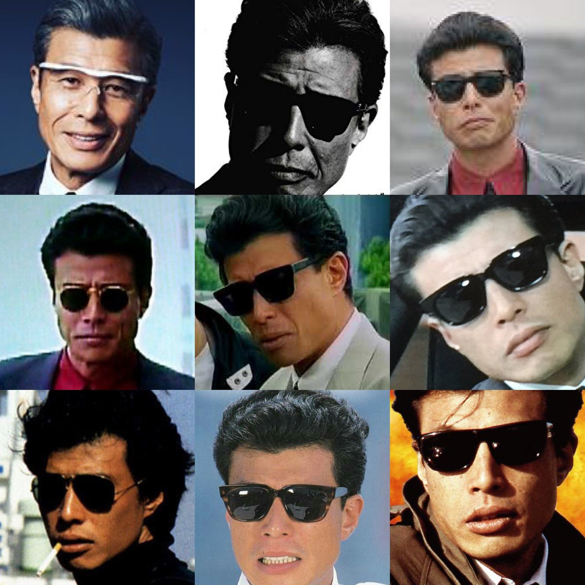 舘ひろしの見分け方www #西部警察 #あぶない刑事 #刑事貴族 #ゴリラ