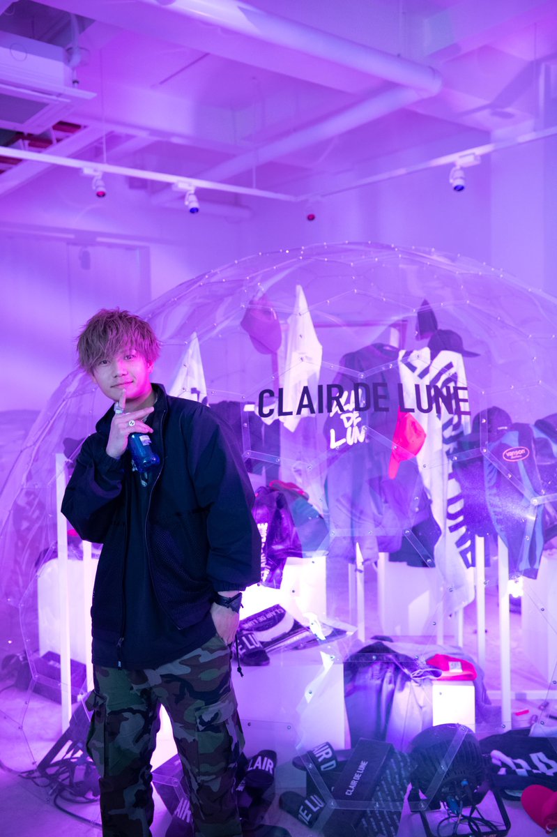 登坂広臣さんのブランド CLAIR DE LUNE のプレスレビューにご招待して