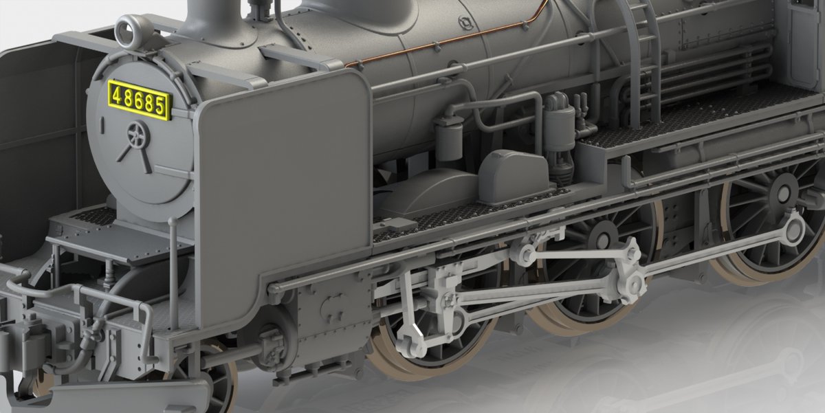 ハチロク”のポイント②】 C11以来3年ぶりの新設計蒸気機関車となる8620