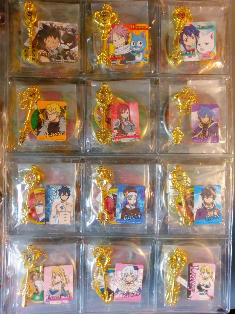 フェアリーテイル 星霊の鍵 コレクション ~~~ 黄道十二門超綺麗な ^ω