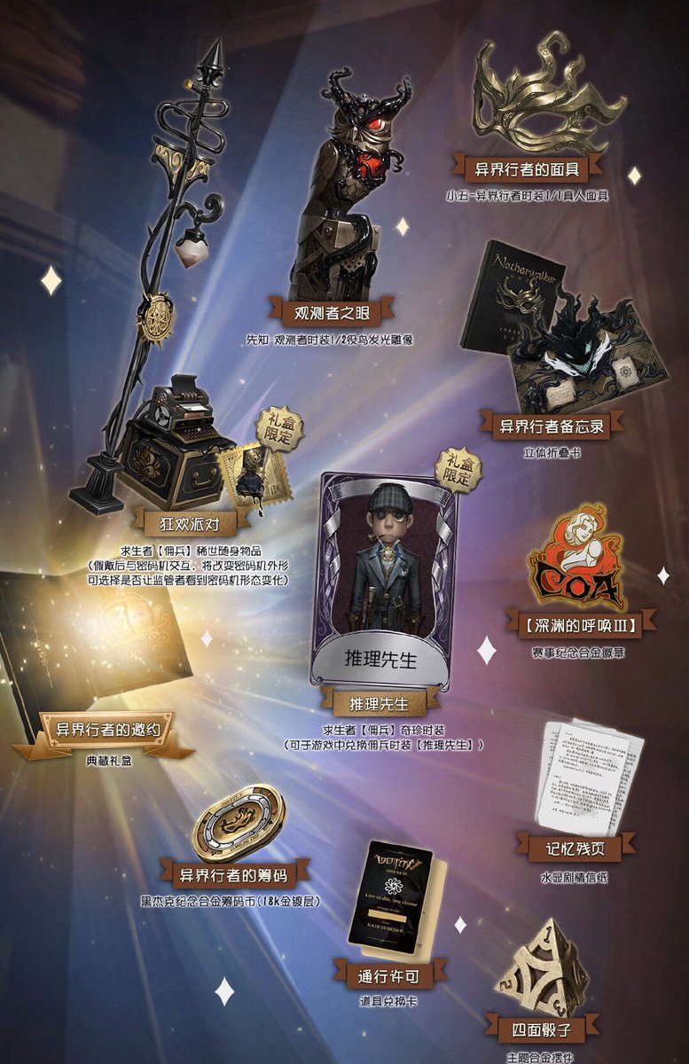 第五人格三周年特別版オフラインパック 写真家ジョゼフ「D.M