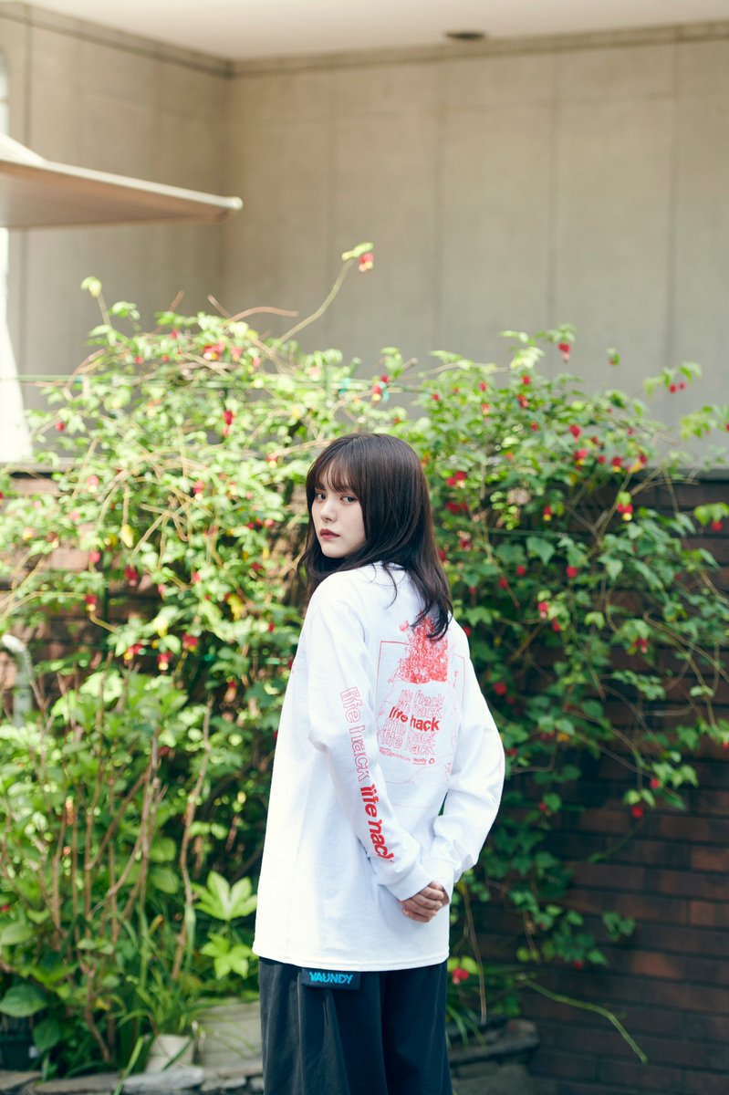 Long Sleeve T-Shirt・Life Hack ◯Life Hackデザイン ロンT、両腕