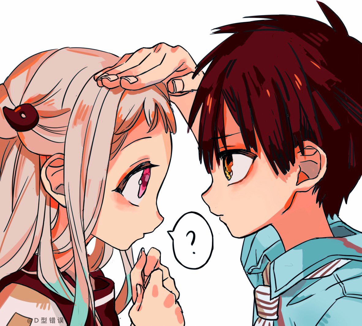 地縛少年花子くん #柚木普 #花寧々 #花子くん 「よかった!」 」|D型エラー