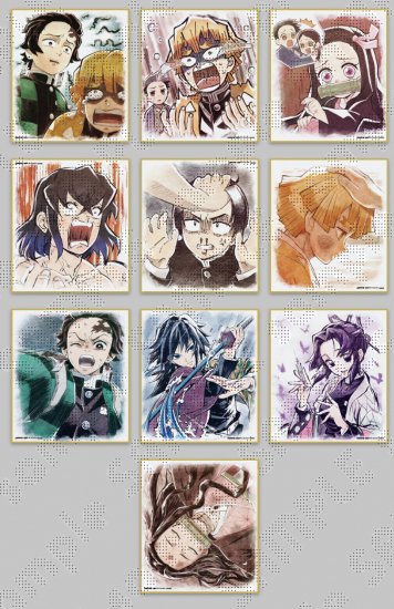 ufotableWEBSHOP】 「鬼滅の刃 特別編集版 ランダム複製ミニ色紙