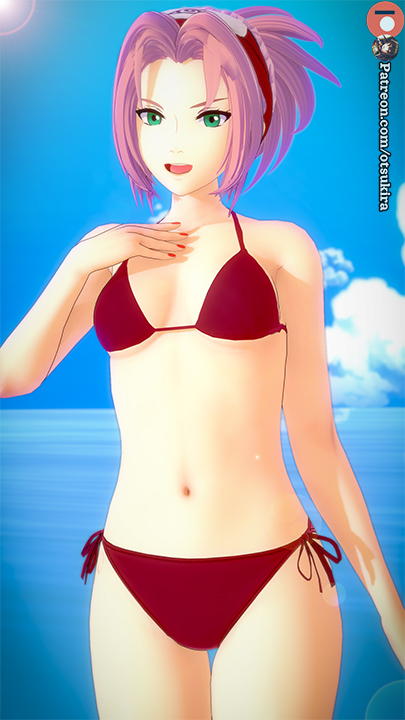 Sakura (Swimsuit) #Naruto #Narutoshippuden #ナルト #ナルト疾風伝