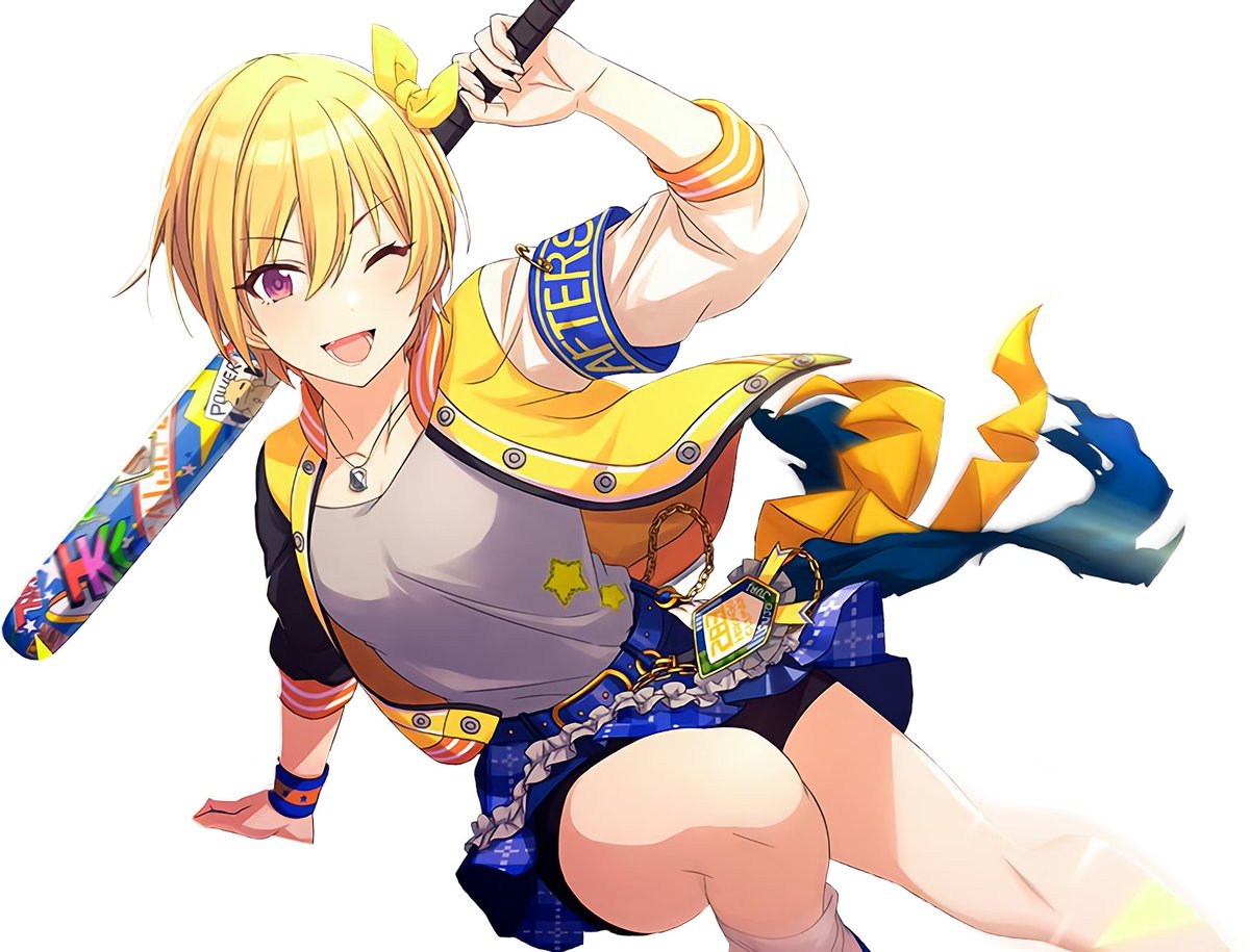 ラムネ色の覚悟】西城樹里の透過素材追加しました。 #シャニマス #透過