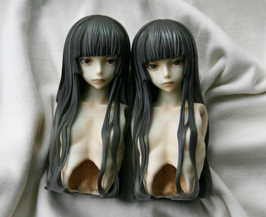 匣入り加菜子】 出典：魍魎の匣（小説版） 販売形態：ガレージキット