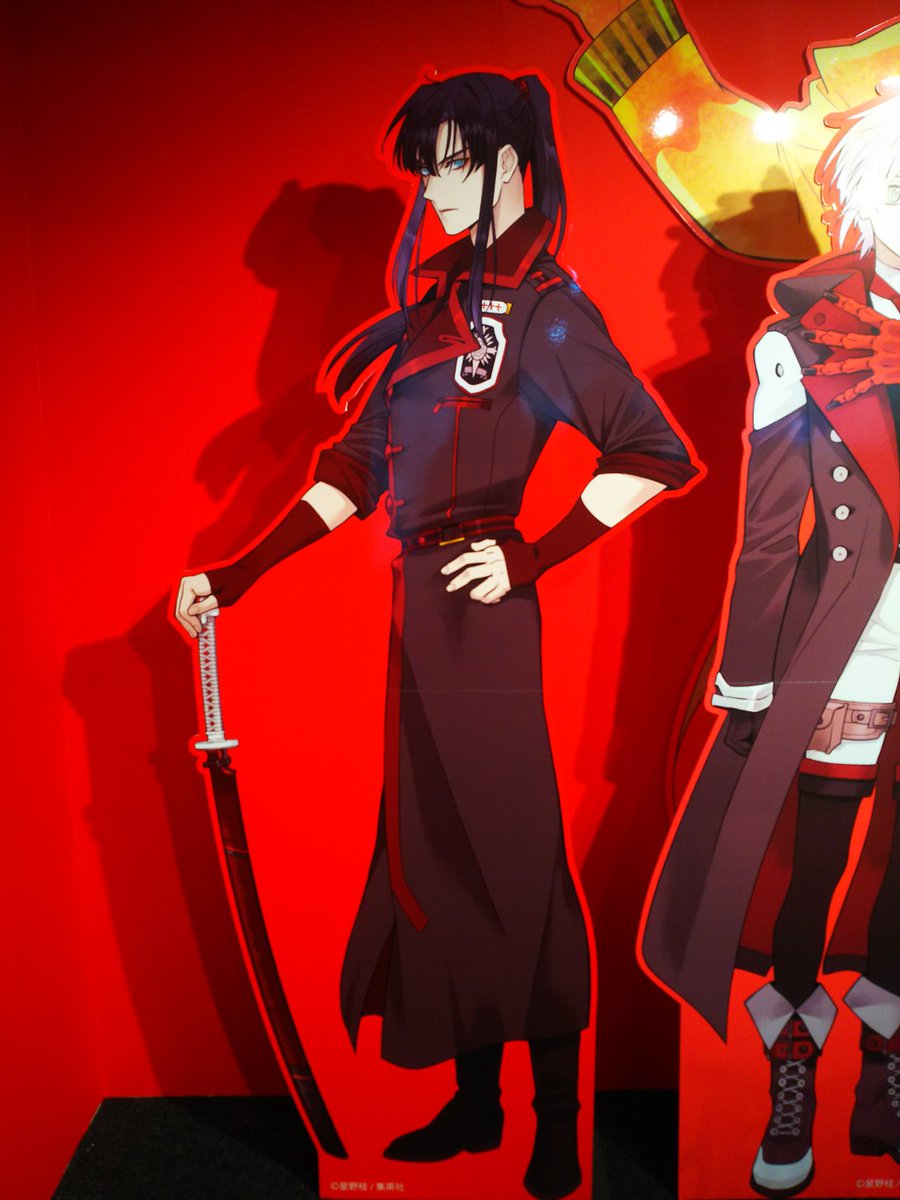 D.Gray-man原画展 撮影可能コーナー パネル 神田ユウかっこよすぎる