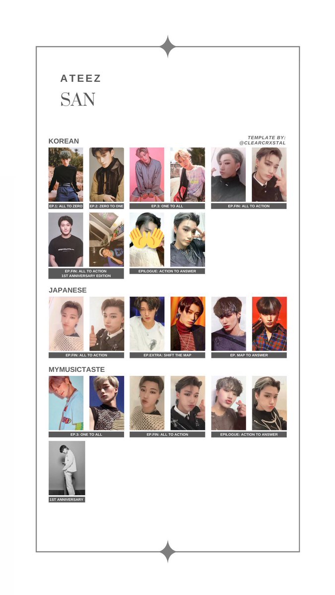 ATEEZ トレカ all to action ホンジュン MMT ②