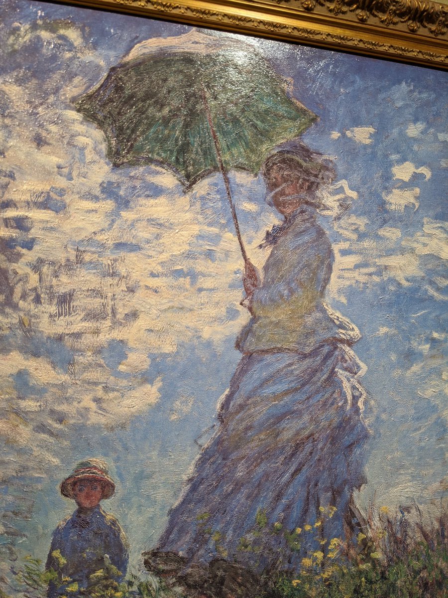 話題になっていたので。散歩、日傘をさす女 クロード・モネ #大塚国際