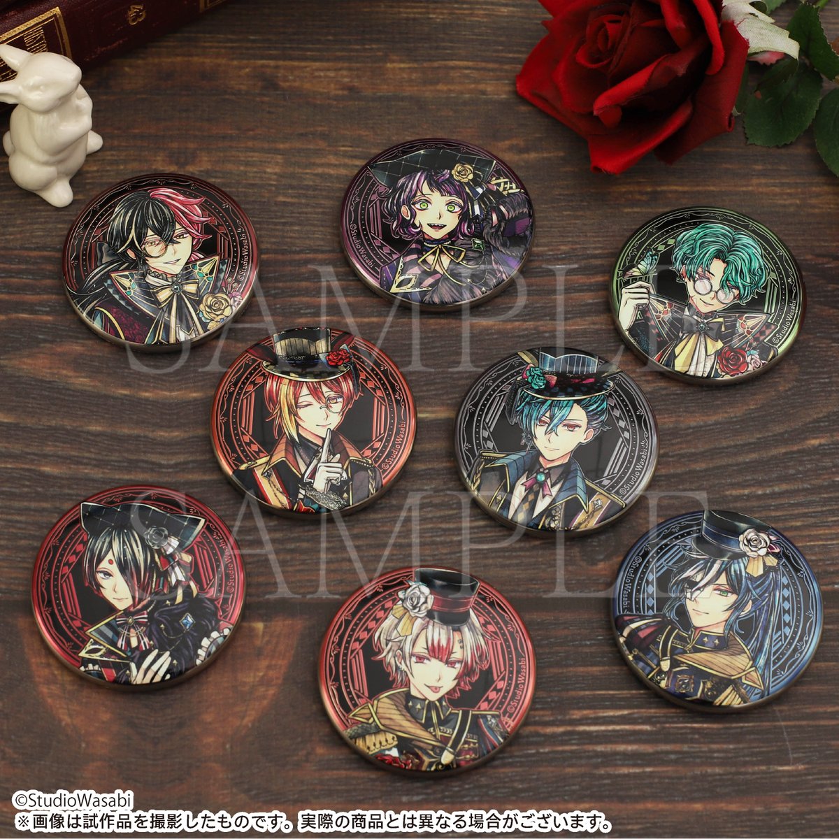 悪魔執事と黒い猫展 グッズ情報】 □アルティメタルバッジコレクション