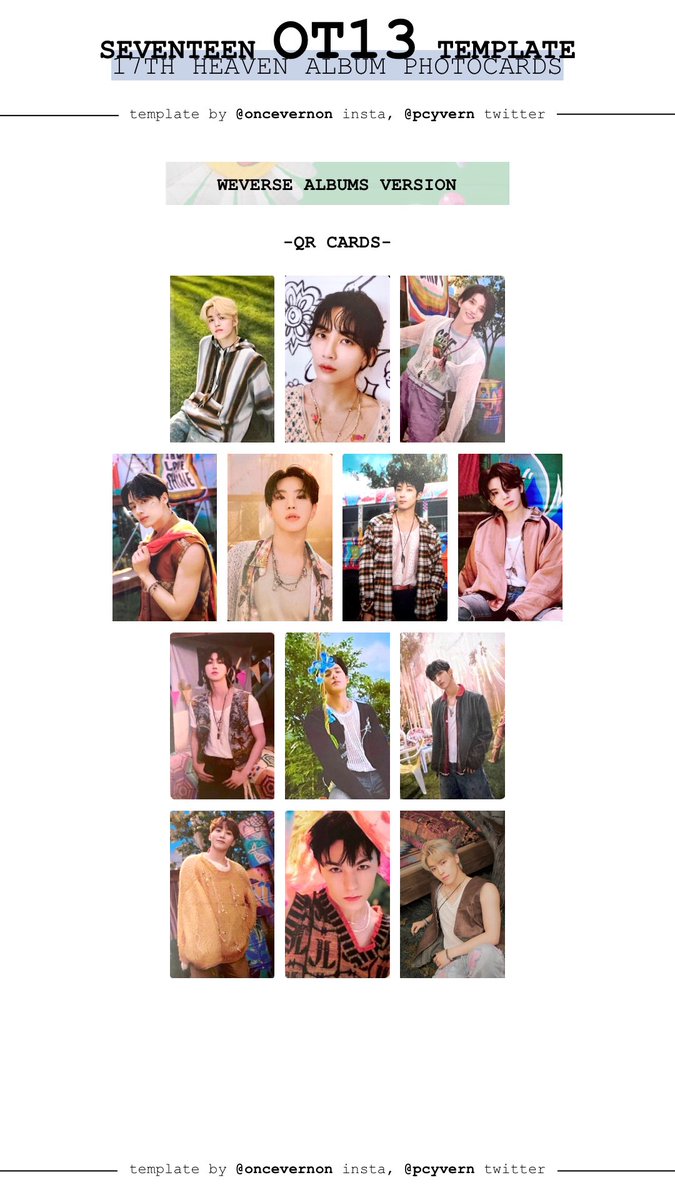 seventeen seventeenth heaven weverse albums version ver ot13