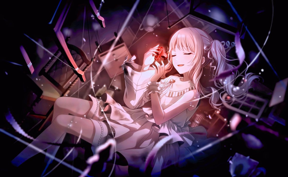 プロセカ #暁山瑞希 #黒の雑多画像加工 1枚目オリジナル、以降画像加工