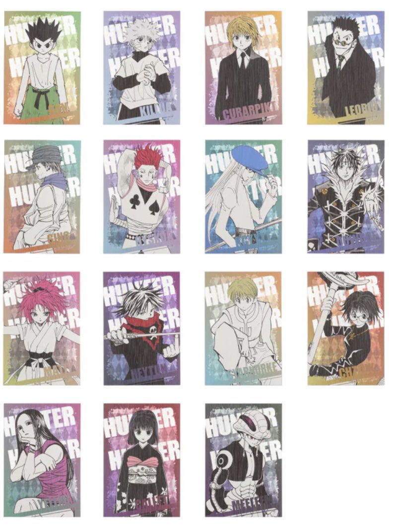 Jヒーロー夏祭り2023】 『HUNTER×HUNTER ポストカードコレクション』が
