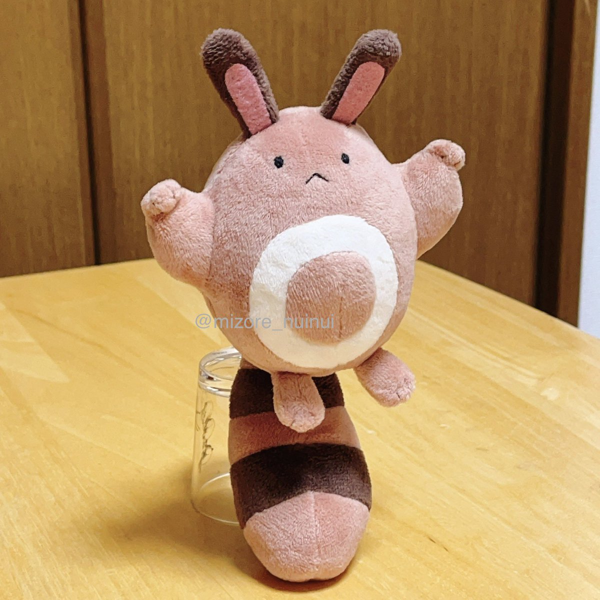 オタチのぬいぐるみを作りました！ 碧の仮面に内定おめでとう