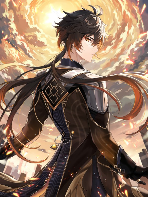 七聖召喚の鍾離先生のカードがかっこよすぎる件について #原神 #鍾離