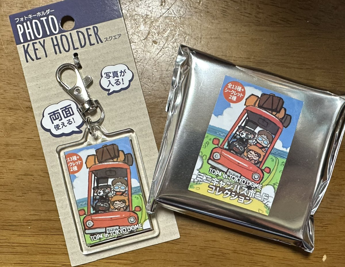TOP4 in TOKYO DOMEミニキャンバスボードコレクション異物混入