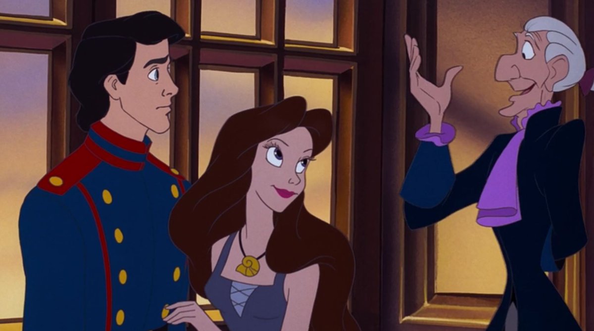 アースラが変身した美女の名前はヴァネッサ。アースラが彼女に変身する