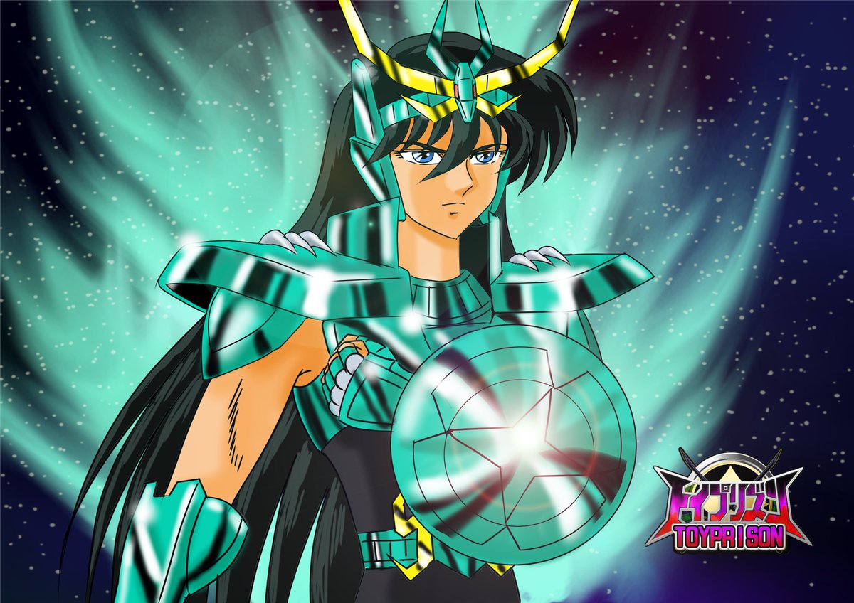 続・35周年おめでとうございます！ ドラゴン紫龍です。 #聖闘士星矢