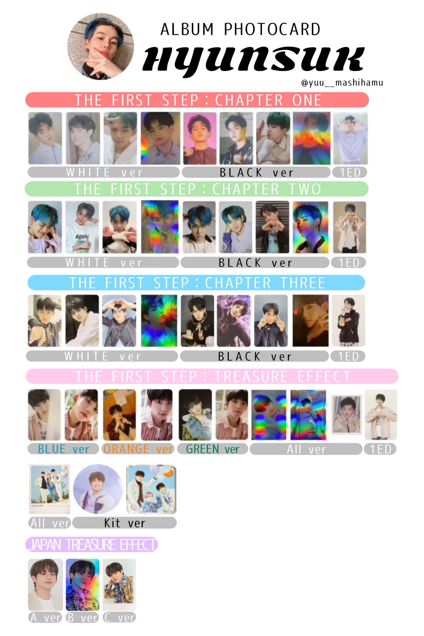 ヒョンソクトレカセット ショップ まとめ売り☆全50点以上☆TREASURE