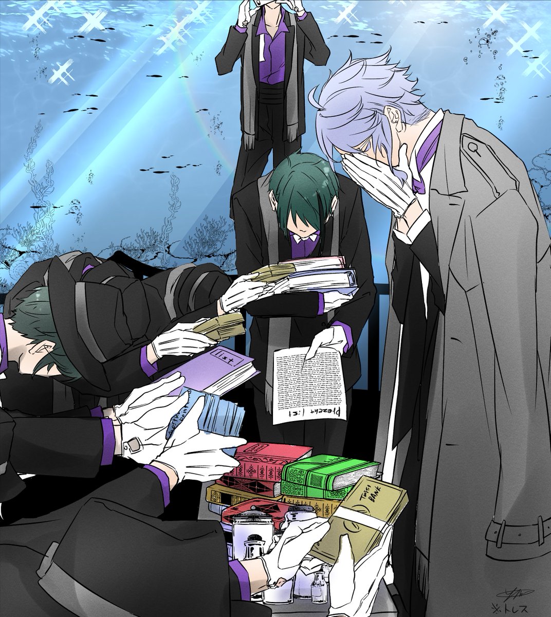 去年のオクタヴィネル寮バレンタインも再掲しとこ…😌