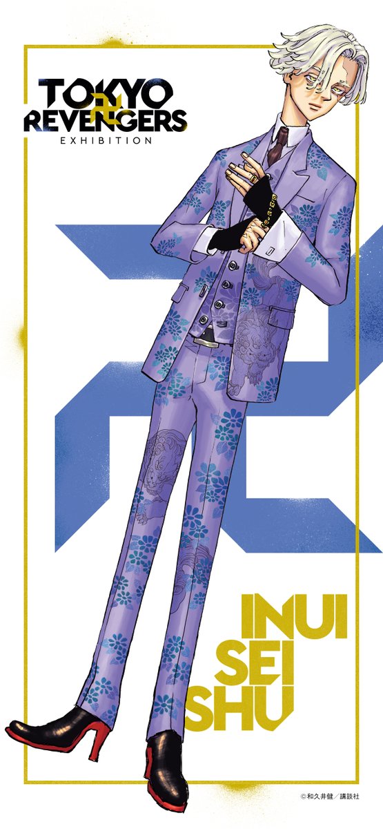 東リベ原画展・大阪開催カウントダウン壁紙⑥】乾青宗大阪会場開催まで