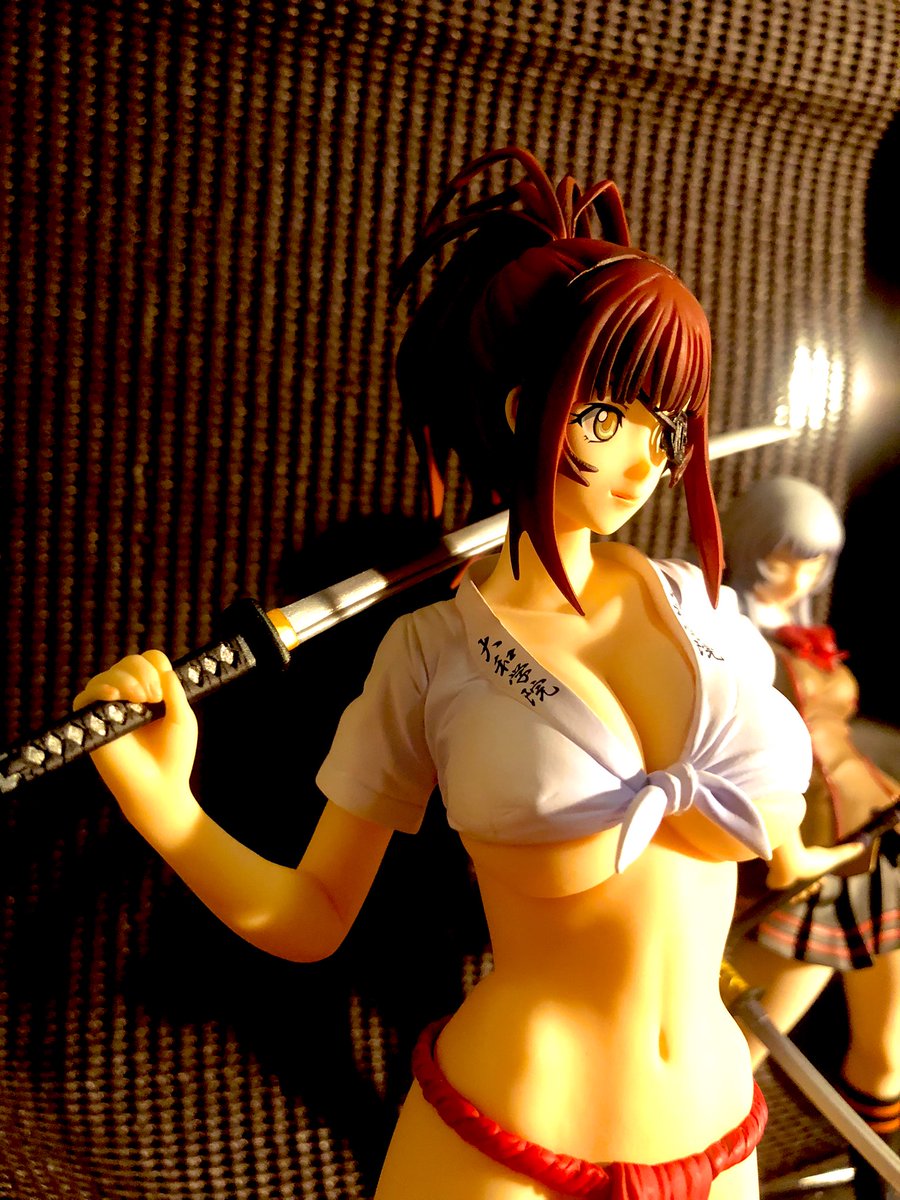 えくばと2周年 #一騎当千 #柳生三厳 記念に眠ってたフィギュア開けまし