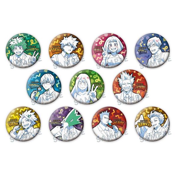 🌟僕のヒーローアカデミア ヒーロー缶バッジ15 【1BOX】 オリジナル