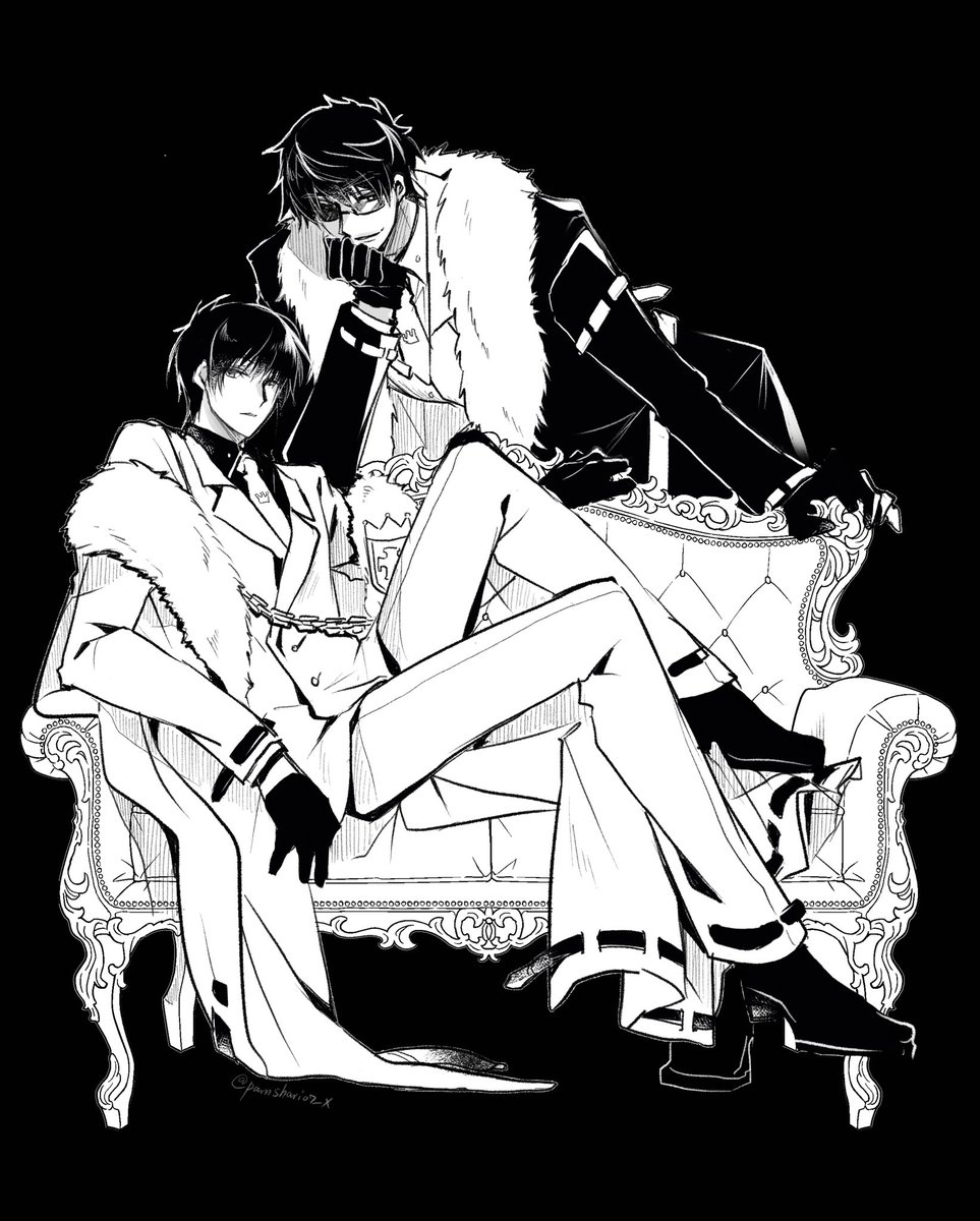 Chair•Share #漫画 #CLAMP #X(漫画) #司狼神威 #桃生封真 #封神 #皇昴