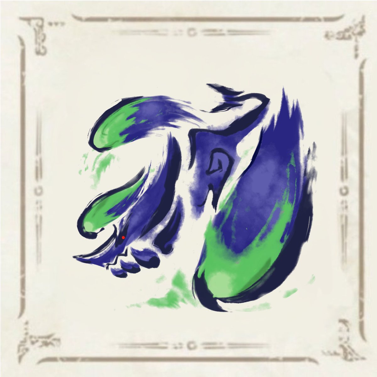 🔥FLAME 🔥 Monster Hunter Rise style icon #MonsterHunter #drawing