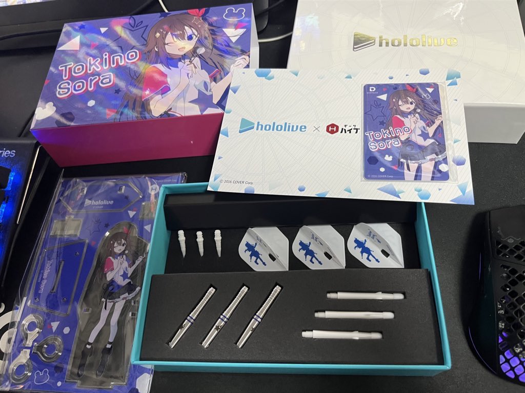 ちなみにこれがわたしのダーツ！ もう一つ好みのセット持ってるから