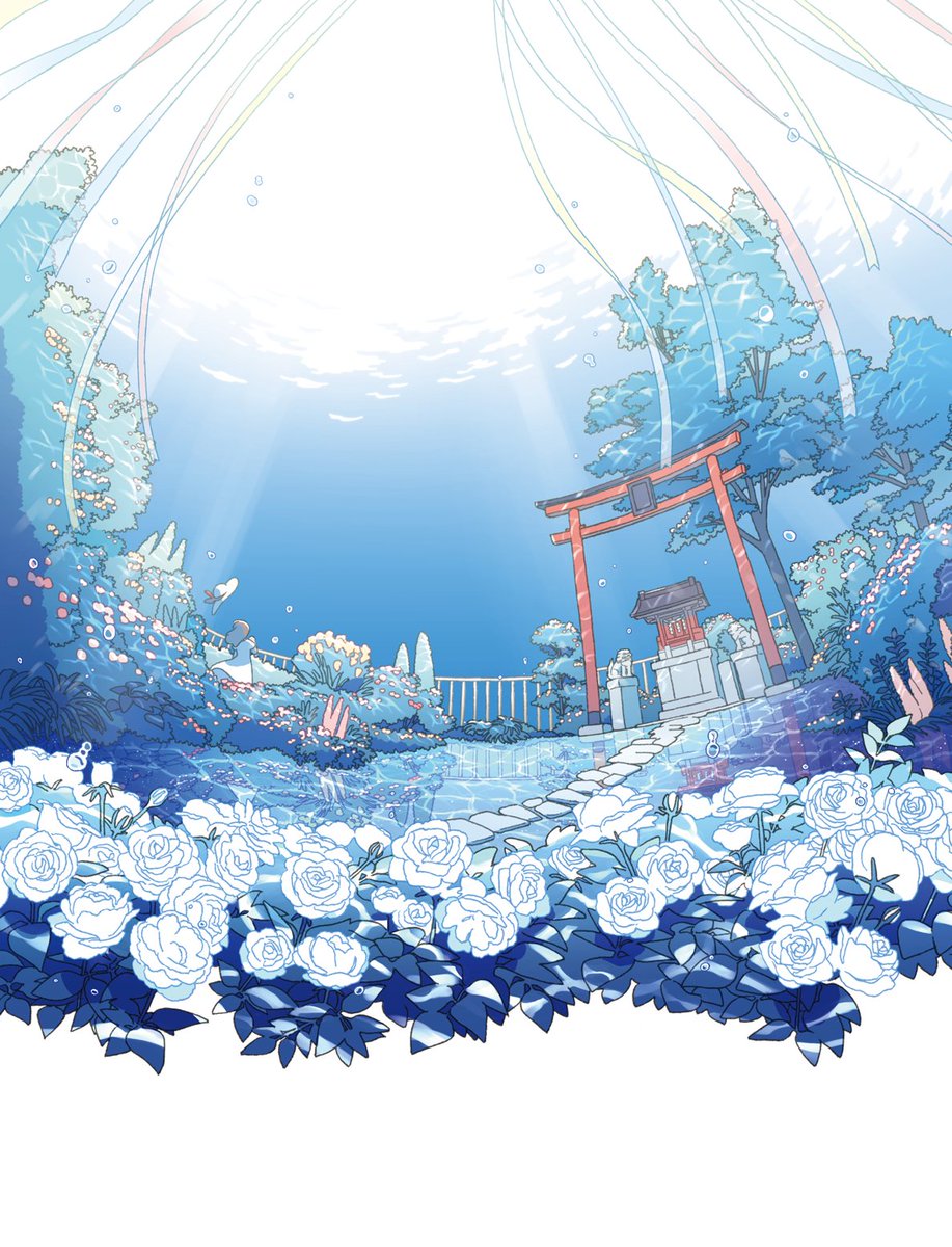 文庫版では初夏の庭から水中の庭、そして今回の秋の庭