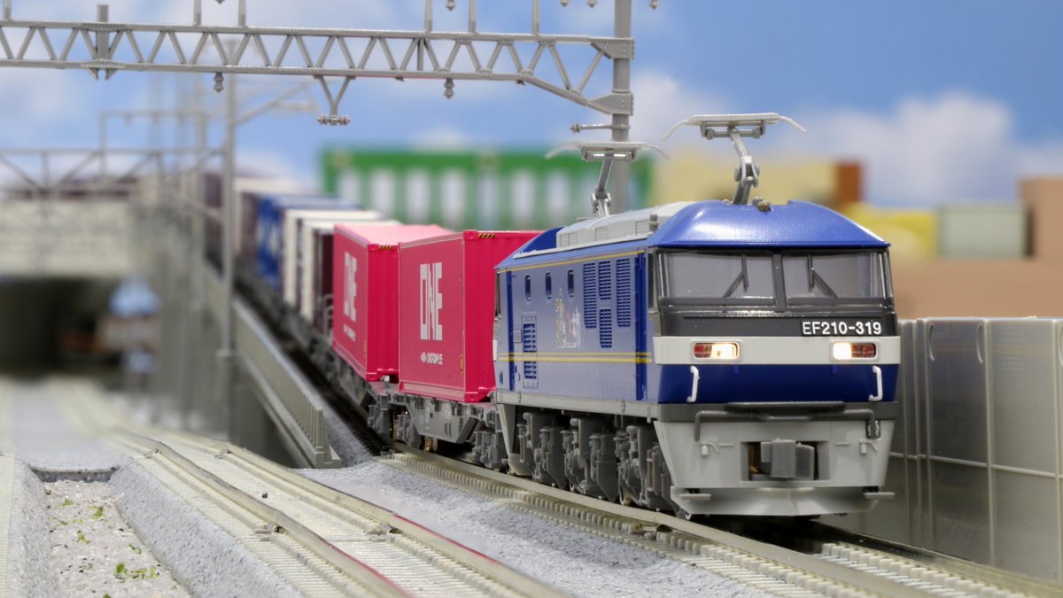 貨物で始めるNゲージ】 EF210 300/ONEコンテナ/コキ106は本日出荷です