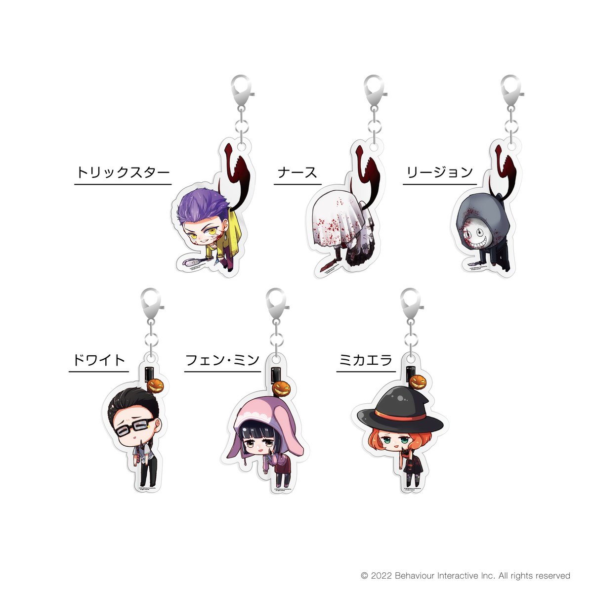 ≪ECサイト販売≫ 吊るされアクリルチャーム フック型アクリルスタンド