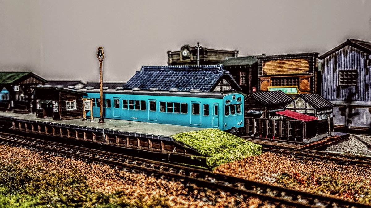 クハ79×クモハ73❗1976年、ある日の富山港線❗物語のワンシーンで出て