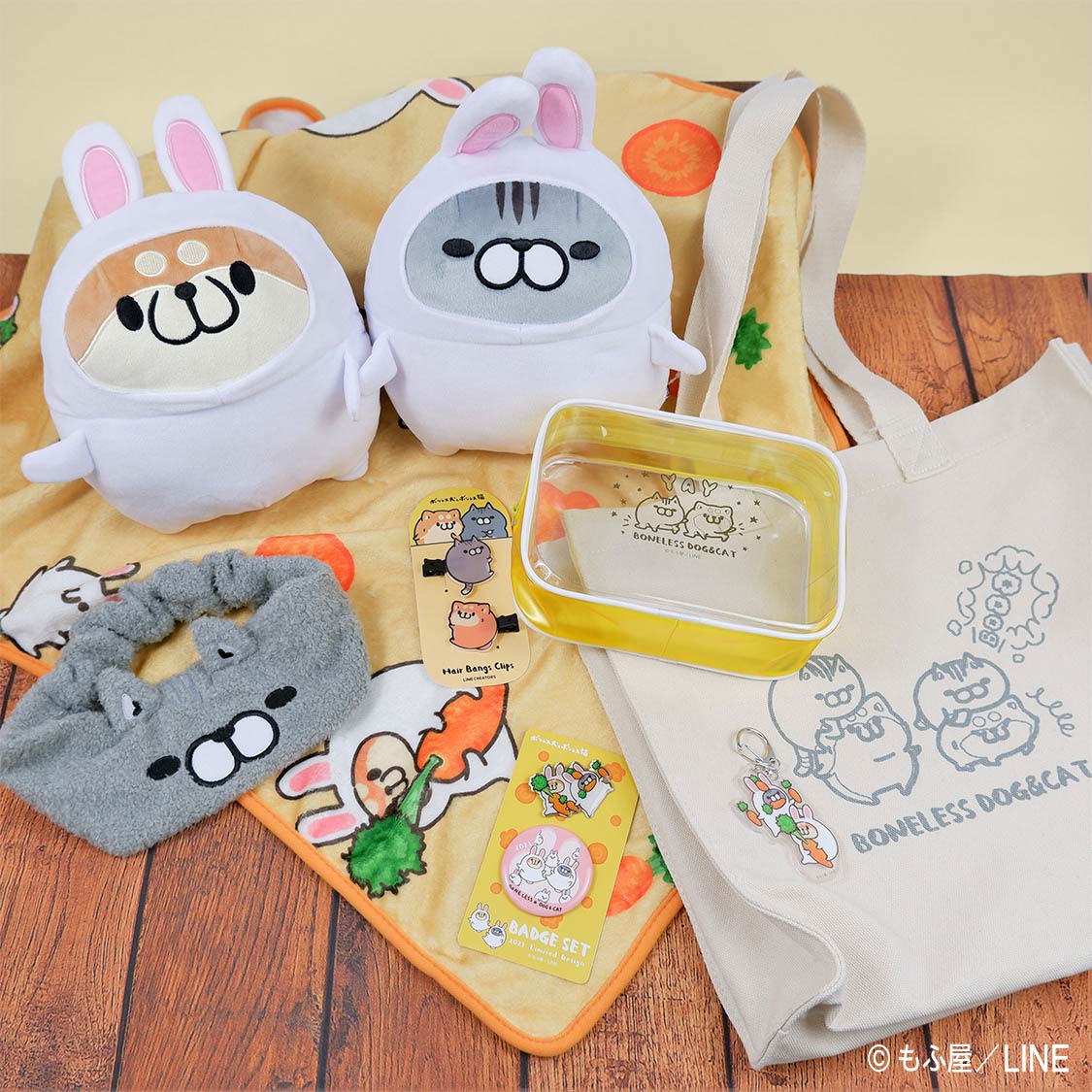 予告／ #ボンレス犬とボンレス猫 ハッピーバッグ登場！ぬいぐるみや