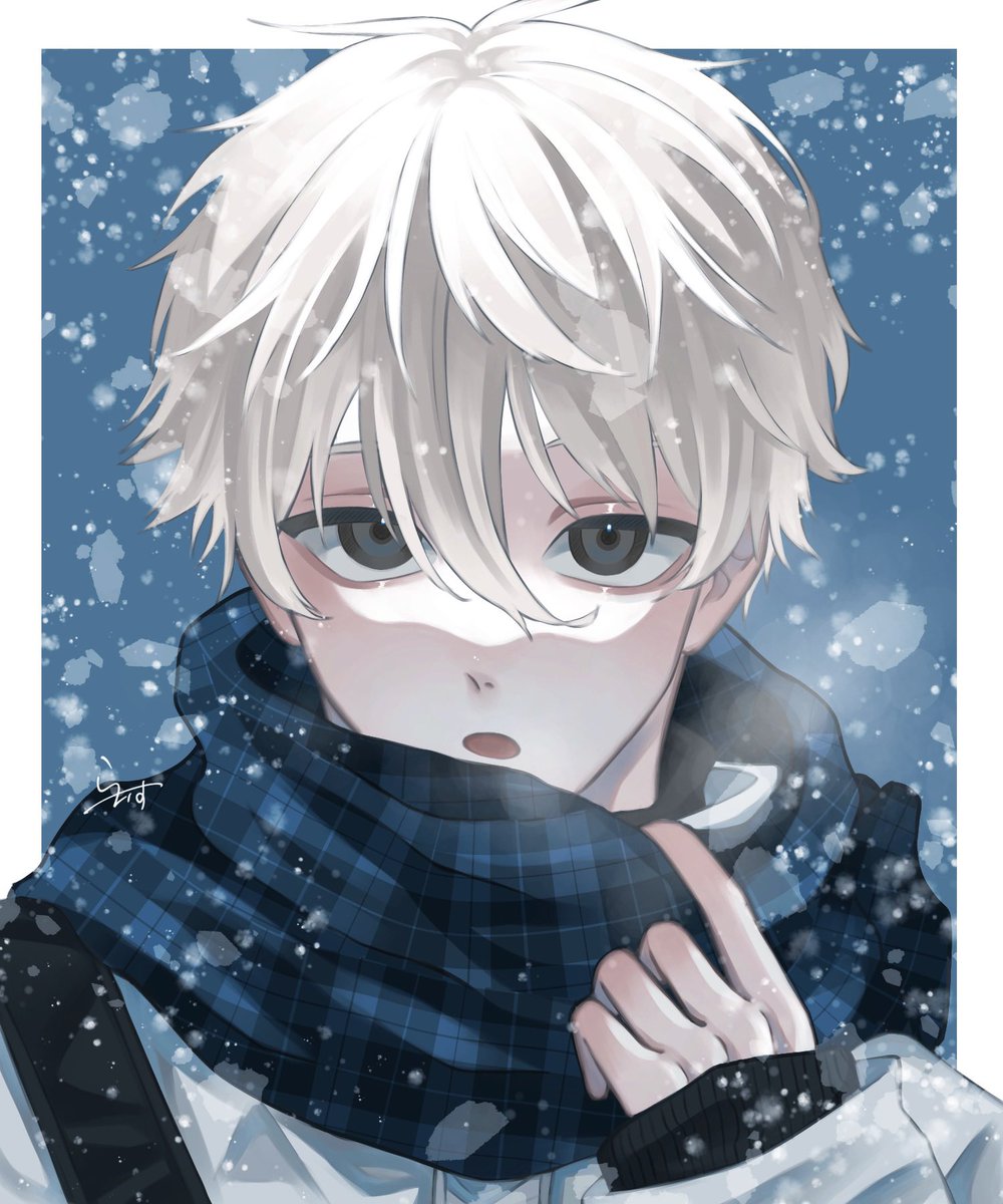 冬と凪とマフラー❄️ スポーツ男子ってめちゃウィンブレ着せたくなる