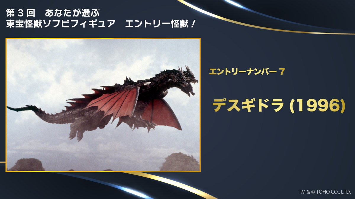 投票企画エントリー#7 デスギドラ1996 6500万年前に火星を荒廃させた