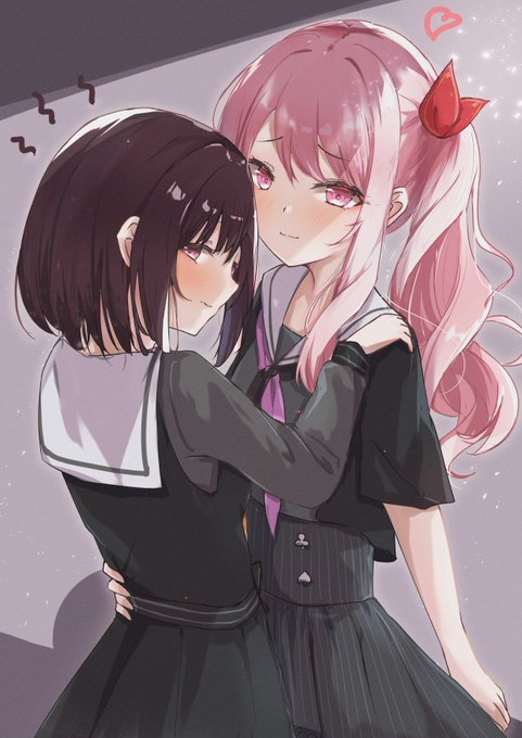 みずえな「独占欲#みずえな #prsk_FA #暁山瑞希 #東雲絵名 」|旅月の