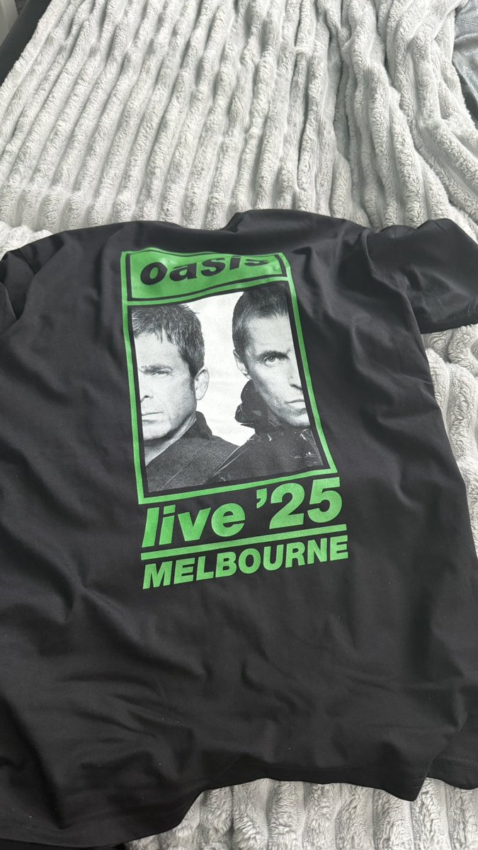 oasis メルボルン公演に来られる方へ 会場外のグッズ販売は12時から