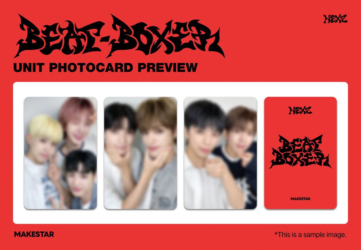 【NEXZ】MAKESTAR Beat-Boxer トレカ　メクス　全員 オール NEXZ ソゴン BeatーBoxer makestar 特典トレカ - メルカリ