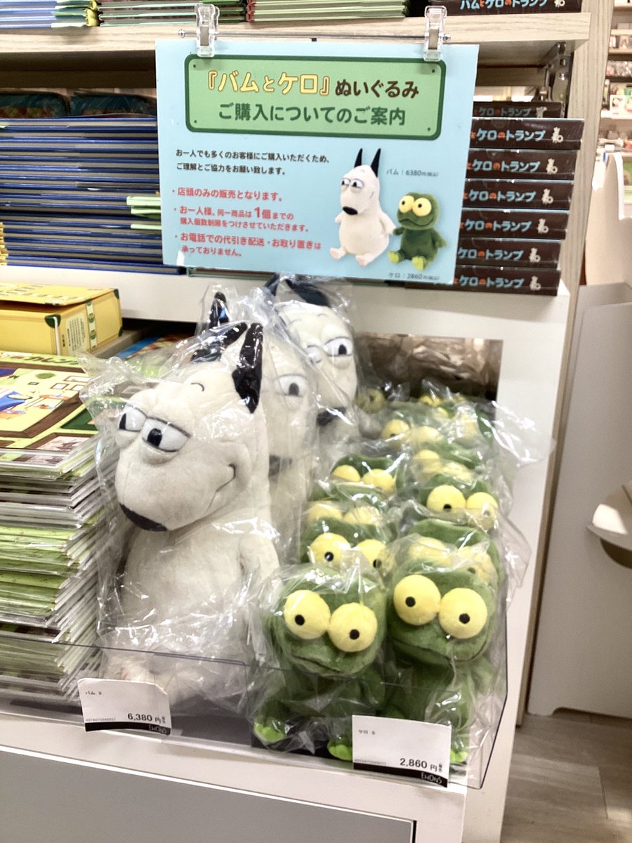 再入荷✨『#バムとケロ』ケロぬいぐるみS 大変お待たせしました！ バム