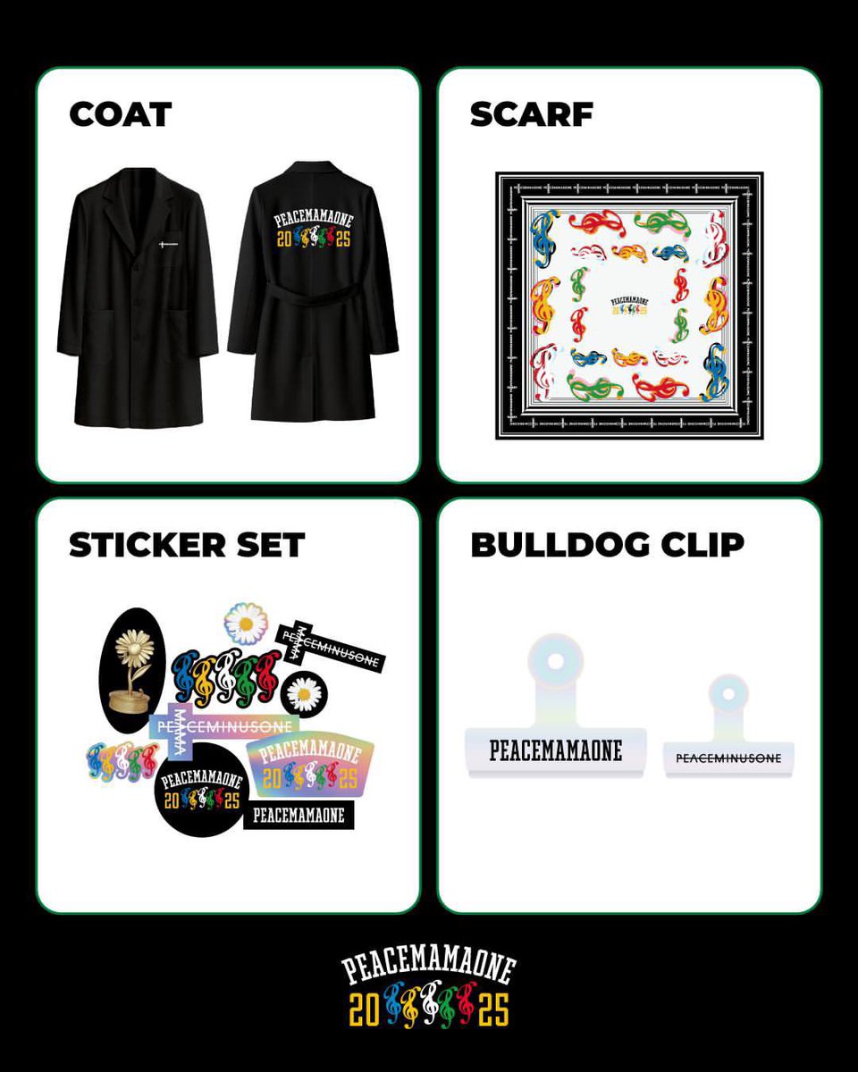 MAMA Awards × PEACEMINUSONE のコラボレーションコレクション