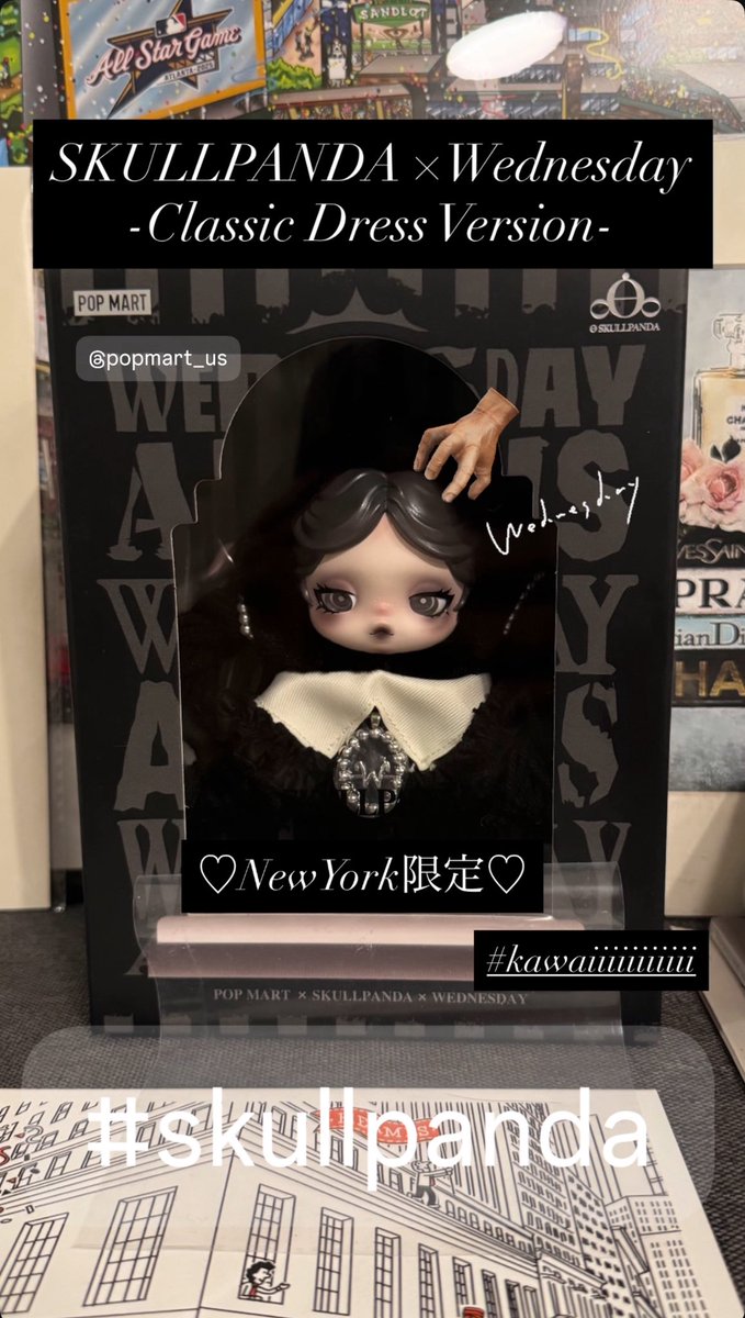 ♡SKULLPANDA×WEDNESDAY♡ New York限定スカルパンダ×ウェンズデー