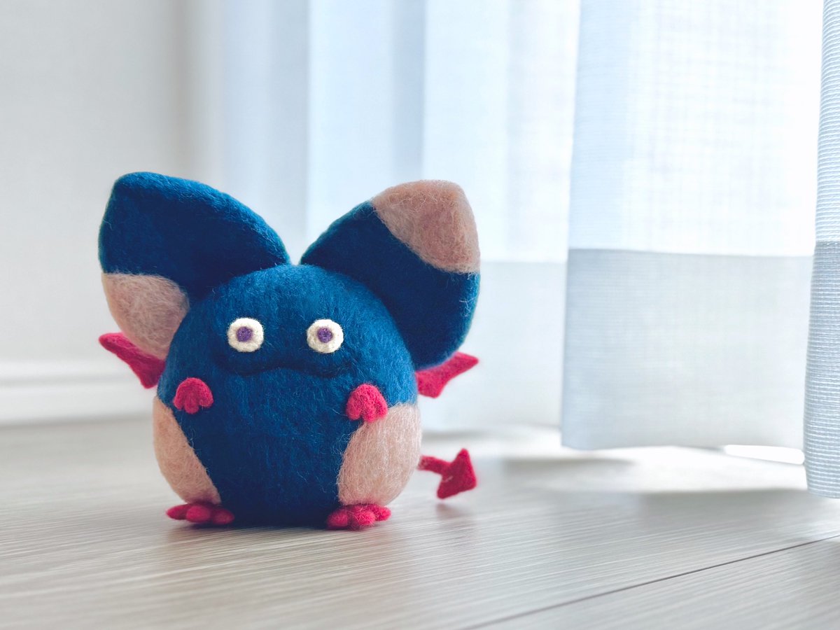 HD-2D版 ドラゴンクエストII 黒いモーモンのモーくん作りました