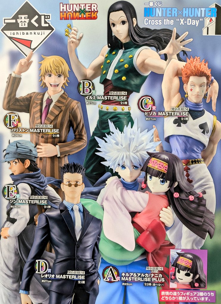 新商品情報】バンダイ 一番くじ HUNTER×HUNTER Cross the 