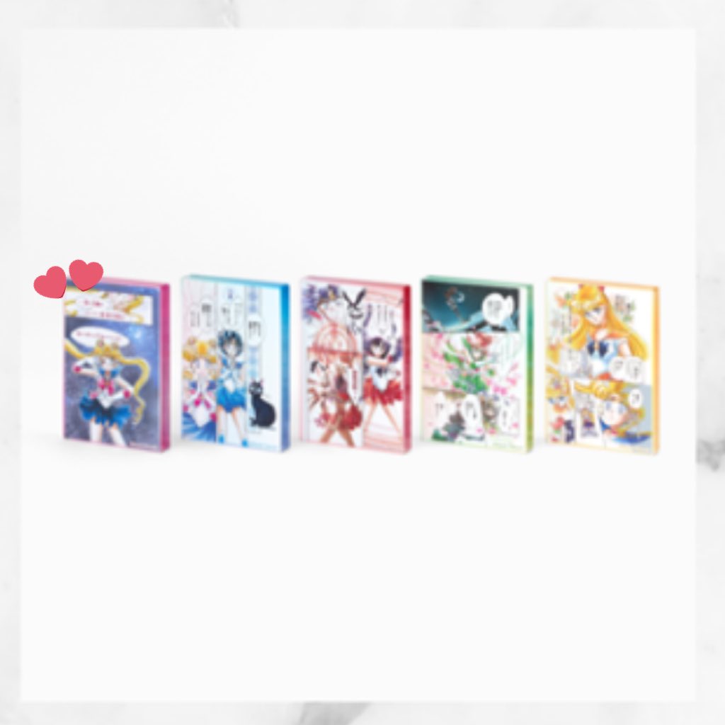 セーラームーン 交換 譲渡 カフェ ミニアクリルブロック マーブル