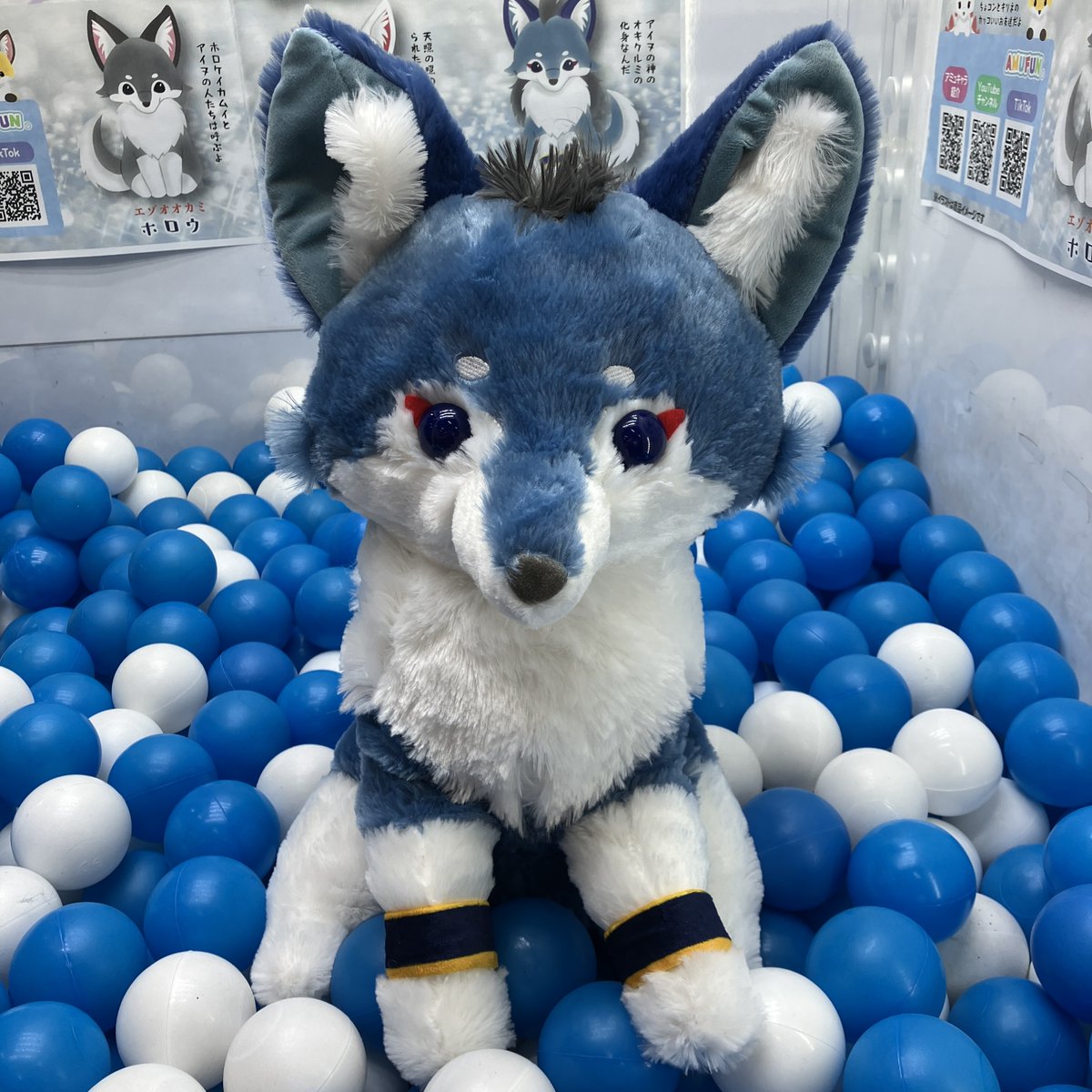 ❣本日の新景品❣ 『アマテラスのオオカミ』がウルトラBIGぬいぐるみに