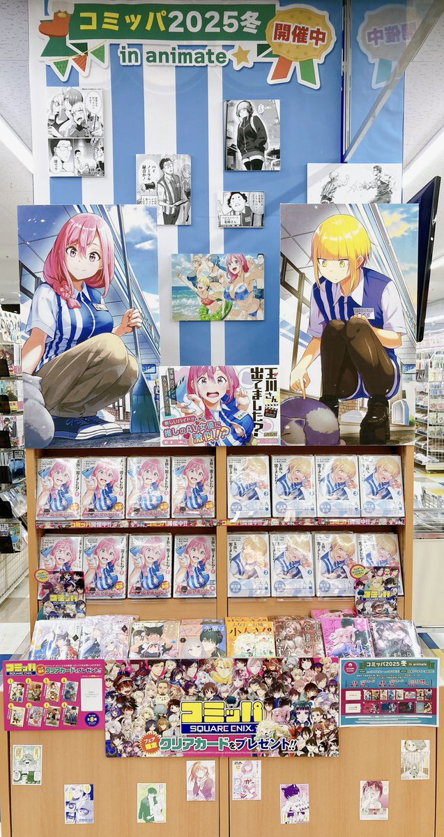 書籍フェア情報】 コミッパ2025年冬in animate 本日より開催ハマ